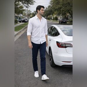 Old Navy Ultimate Slim “built in flex” - 32x30 Navy Blue Pants